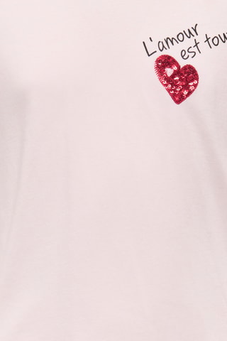 T-shirt em algodão biológico - Rosa - Kids Only Girl