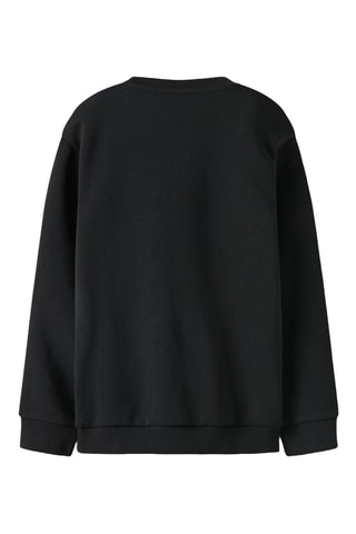 Sweat em algodão biológico - Preto - Name It