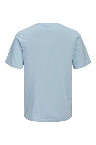 T-shirt em algodão biológico - Azul-claro - Jack & Jones