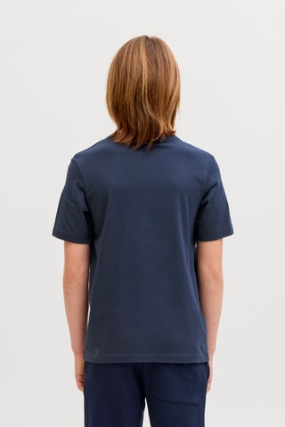 T-shirt em algodão biológico - Azul-marinho - Jack & Jones