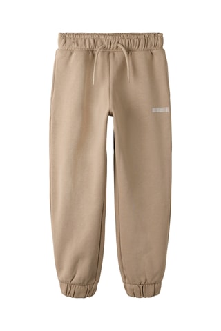 Calças de treino em algodão biológico - Bege - Name It