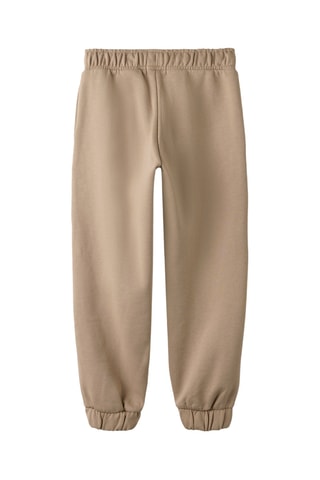 Calças de treino em algodão biológico - Bege - Name It
