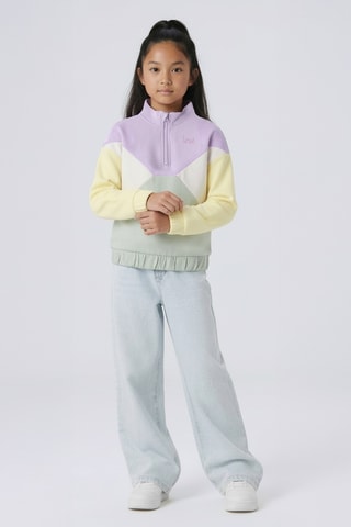 Sweat em algodão biológico - Lilás - Name It