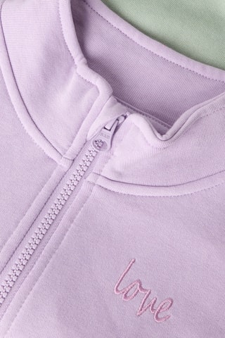 Sweat em algodão biológico - Lilás - Name It