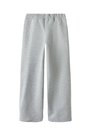 Calças em algodão biológico - Cinzento mesclado - Name It