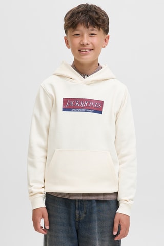 Sweat em algodão biológico - Cru - Jack & Jones