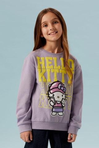 Sweat Hello Kitty Sanrio - Lilás - Name It