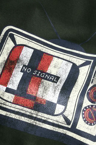 Sweat em algodão biológico - Verde-escuro - Name It