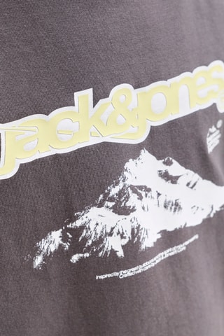 T-shirt em algodão biológico - Cinzento - Jack & Jones