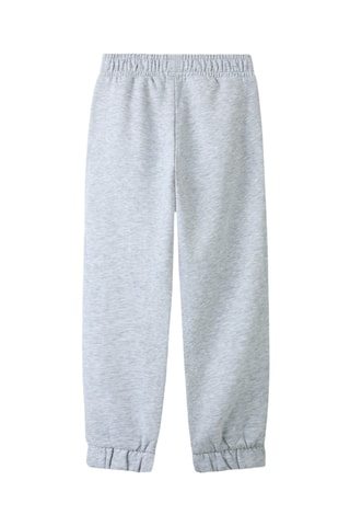 Calças de treino em algodão biológico - Cinzento-claro - Name It