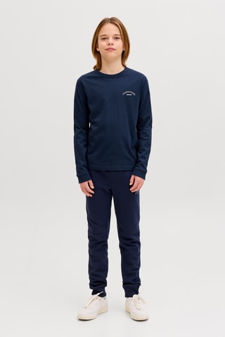 T-shirt em algodão biológico - Azul-marinho - Jack & Jones