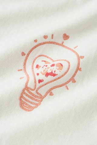 T-shirt em algodão biológico - Branco - Name It