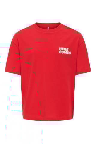 T-shirt - Vermelho - Kids Only Girl