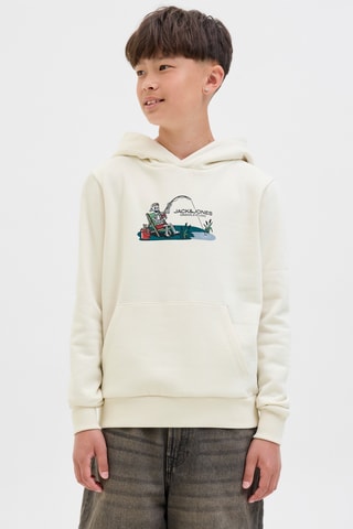 Sweat com capuz - Cru - Jack & Jones