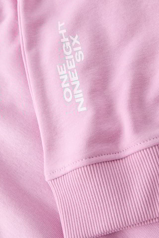 Sweat em algodão biológico - Rosa - Name It