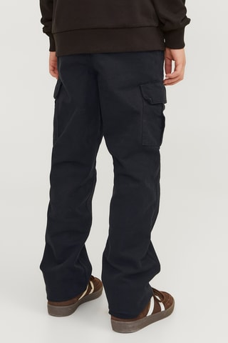 Calças cargo em algodão biológico - Preto - Jack & Jones