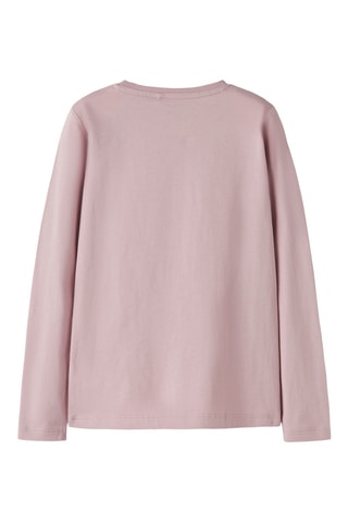 T-shirt em algodão biológico - Rosa - Name It