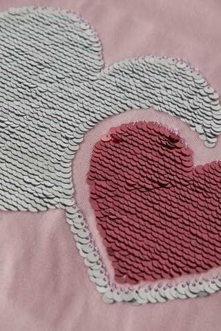 T-shirt em algodão biológico - Rosa - Name It