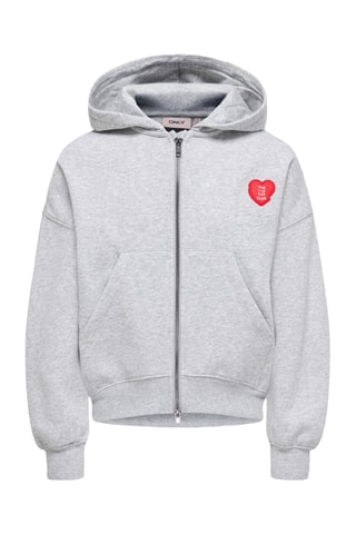 Sweat com capuz - Cinzento - Kids Only Girl