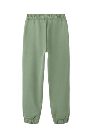 Calças de treino em algodão biológico - Verde - Name It