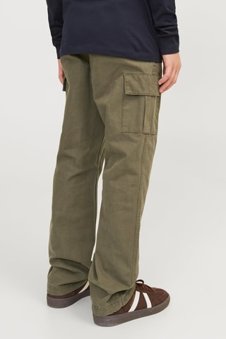 Calças cargo - Caqui