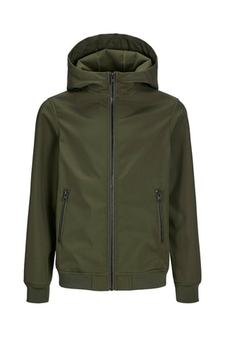 Casaco com capuz - Caqui