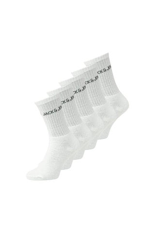 5 pares de meias - Branco