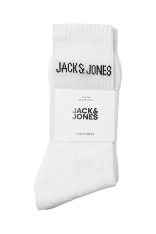 5 pares de meias - Branco