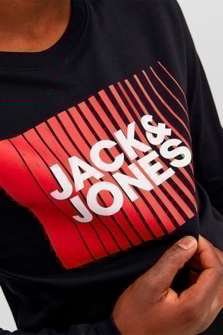 T-shirt em algodão biológico Preto