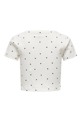 T-shirt em algodão biológico - Cru - Kids Only