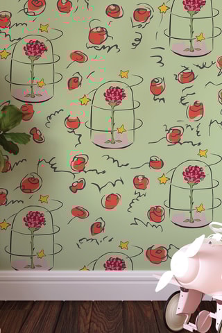 Papier peint Le Petit Prince - 200 x 280 cm
