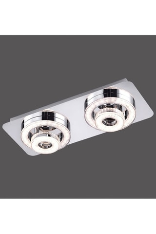 Plafoniera LED Tim - Argentato