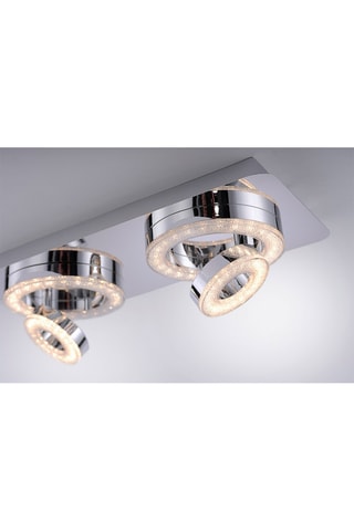 Plafoniera LED Tim - Argentato