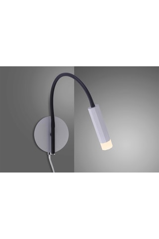 Ledwandlamp Pure-Gemin -  Zilverkleurig