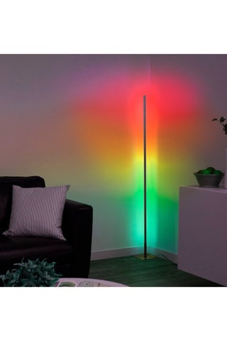 Lampadaire LED Henry Argenté