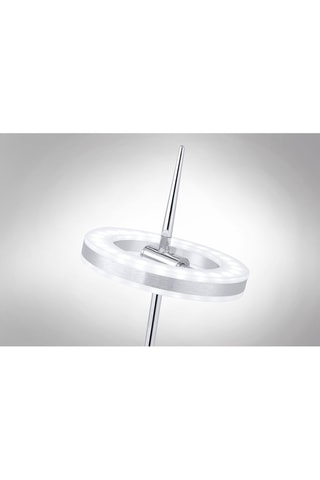 Ledtafellamp Q-Amy Zilverkleurig