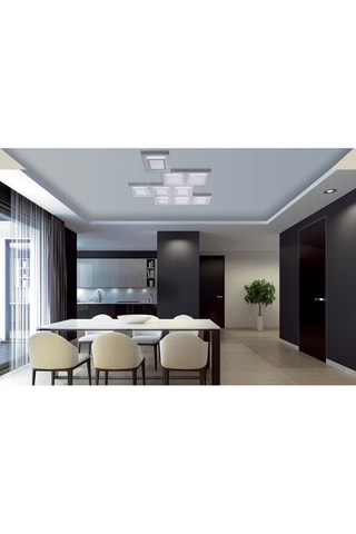 Plafoniera LED Tiling - Argentato