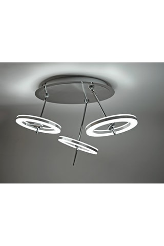 Plafoniera LED Q-Amy - Argentato