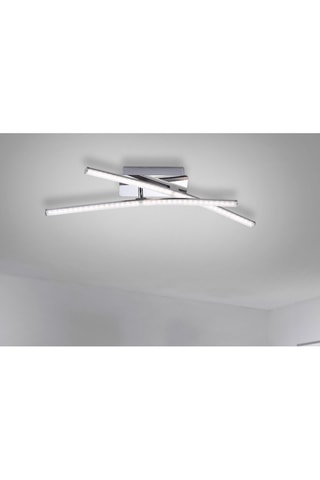 Ledplafondlamp Simon Zilverkleurig