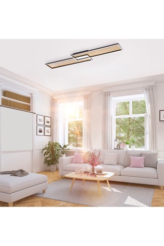 Plafonnier LED Amara Argenté