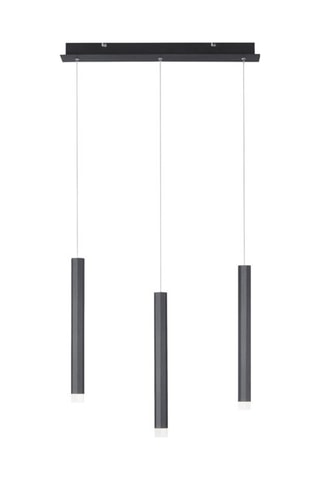 Ledkroonluchter Bruno - Zwart