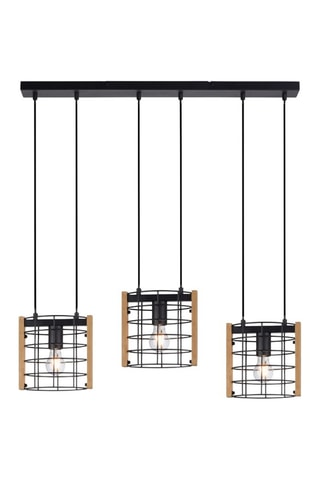 Hanglamp Drain Zwart en Naturel