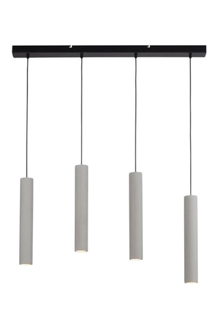 Suspension Eton Noir et gris