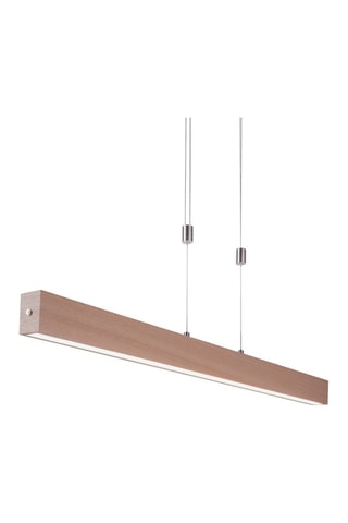 Suspension LED Amanda - Imitation bois