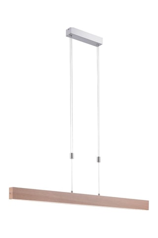 Suspension LED Amanda - Imitation bois