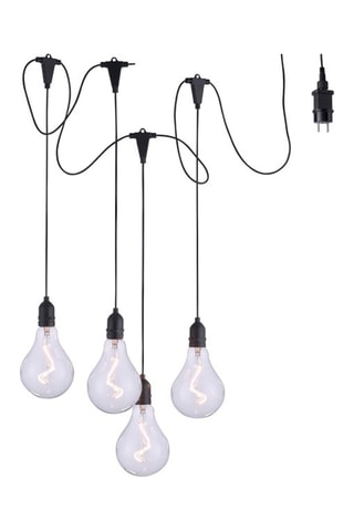 Ledhanglamp Enni Zwart