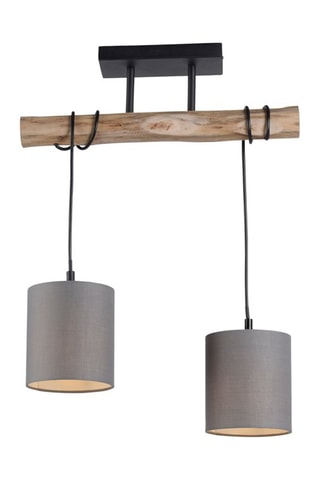 Hanglamp Taupe en Zwart