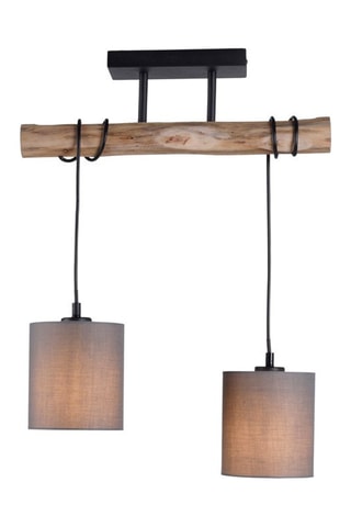 Hanglamp Taupe en Zwart