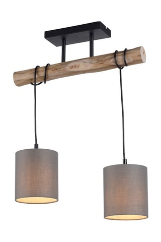 Hanglamp Taupe en Zwart