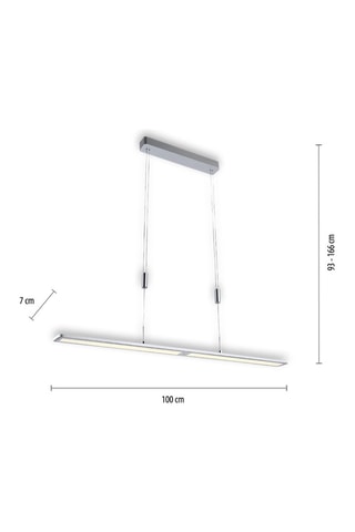 Suspension LED Nika - Argenté